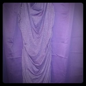 Purple, shimmery party dress